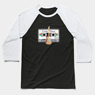 Only Blues Cassette Baseball T-Shirt